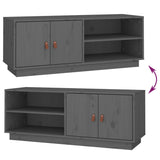vidaXL Meuble TV Marron miel 105x34x40 cm Bois de pin massif