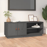 vidaXL Meuble TV Marron miel 105x34x40 cm Bois de pin massif