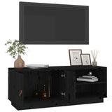 vidaXL Meuble TV Marron miel 105x34x40 cm Bois de pin massif