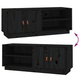 vidaXL Meuble TV Marron miel 105x34x40 cm Bois de pin massif