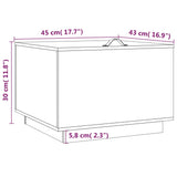 vidaXL Boîtes de rangement et couvercles 3 pcs Noir Bois massif de pin