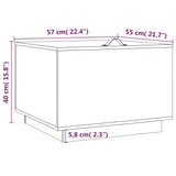 vidaXL Boîtes de rangement et couvercles 3 pcs Noir Bois massif de pin