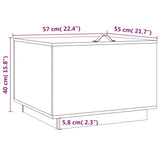 vidaXL Boîtes de rangement et couvercles 3 pcs Noir Bois massif de pin
