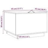 vidaXL Boîtes de rangement et couvercles 3 pcs Noir Bois massif de pin