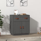 vidaXL Buffet Gris 65,5x40x75 cm Bois massif de pin (plusieurs options disponibles)
