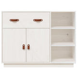 vidaXL Buffet Noir 98,5x40x75 cm Bois massif de pin