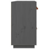 vidaXL Buffet Noir 98,5x40x75 cm Bois massif de pin