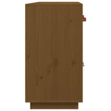 vidaXL Buffet Noir 98,5x40x75 cm Bois massif de pin