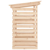 vidaXL Support pour bois de chauffage Blanc 108x73x108 cm Bois de pin