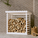 vidaXL Support pour bois de chauffage Blanc 108x73x108 cm Bois de pin (plusieurs options disponibles)