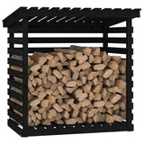 vidaXL Support pour bois de chauffage Blanc 108x73x108 cm Bois de pin