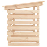 vidaXL Support pour bois de chauffage Blanc 108x73x108 cm Bois de pin