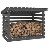 vidaXL Support pour bois de chauffage Blanc 108x73x108 cm Bois de pin