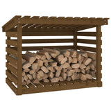 vidaXL Support pour bois de chauffage Blanc 108x73x108 cm Bois de pin