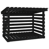 vidaXL Support pour bois de chauffage Blanc 108x73x108 cm Bois de pin