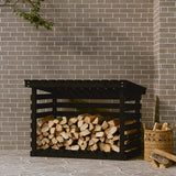 vidaXL Support pour bois de chauffage Blanc 108x73x108 cm Bois de pin