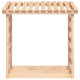 vidaXL Support pour bois de chauffage Blanc 108x64,5x78 cm Bois de pin