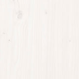 vidaXL Support pour bois de chauffage Blanc 108x64,5x78 cm Bois de pin