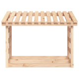 vidaXL Support pour bois de chauffage Blanc 108x64,5x78 cm Bois de pin