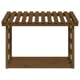 vidaXL Support pour bois de chauffage Blanc 108x64,5x78 cm Bois de pin