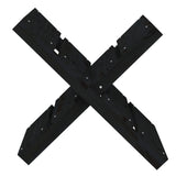 vidaXL Porte-bûches Blanc 47x39,5x48 cm Bois massif de pin