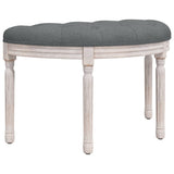 vidaXL Banc Gris foncé 81,5x41x49 cm Velours