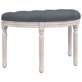 vidaXL Banc Gris foncé 81,5x41x49 cm Velours
