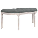 vidaXL Banc Gris foncé 81,5x41x49 cm Velours
