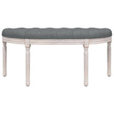 vidaXL Banc Gris foncé 81,5x41x49 cm Velours