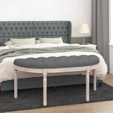 vidaXL Banc Gris foncé 81,5x41x49 cm Velours