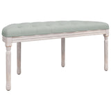 vidaXL Banc Gris foncé 81,5x41x49 cm Velours