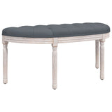 vidaXL Banc Gris foncé 81,5x41x49 cm Velours