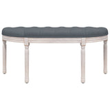 vidaXL Banc Gris foncé 81,5x41x49 cm Velours