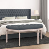 vidaXL Banc Gris foncé 81,5x41x49 cm Velours