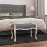 vidaXL Banc Bleu 110x45x60 cm Velours