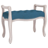 vidaXL Banc Bleu 110x45x60 cm Velours