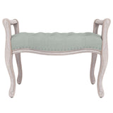 vidaXL Banc Bleu 110x45x60 cm Velours