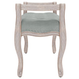 vidaXL Banc Bleu 110x45x60 cm Velours