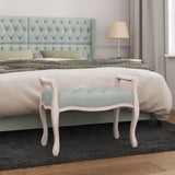 vidaXL Banc Bleu 110x45x60 cm Velours