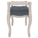 vidaXL Banc Bleu 110x45x60 cm Velours
