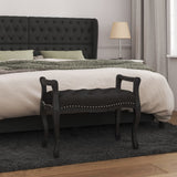 vidaXL Banc Bleu 110x45x60 cm Velours