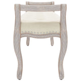 vidaXL Banc Bleu 110x45x60 cm Velours