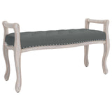 vidaXL Banc Bleu 110x45x60 cm Velours
