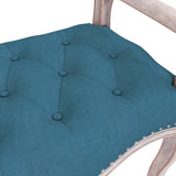 vidaXL Banc Bleu 110x45x60 cm Velours