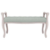 vidaXL Banc Bleu 110x45x60 cm Velours