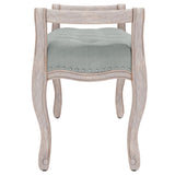 vidaXL Banc Bleu 110x45x60 cm Velours