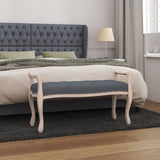 vidaXL Banc Bleu 110x45x60 cm Velours