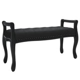 vidaXL Banc Bleu 110x45x60 cm Velours
