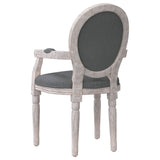 vidaXL Chaise à manger gris foncé 54x56x96,5 cm velours