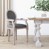 vidaXL Chaise à manger gris foncé 54x56x96,5 cm velours